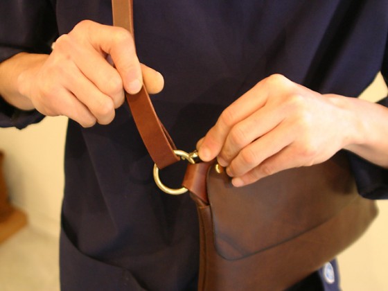 リングへ留めるところ