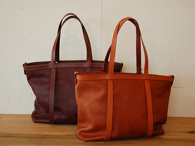 肩掛けファスナートート