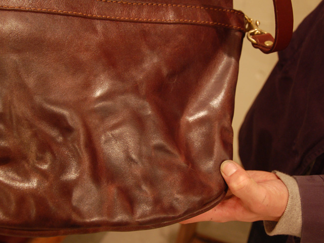 洗い独特のしわ