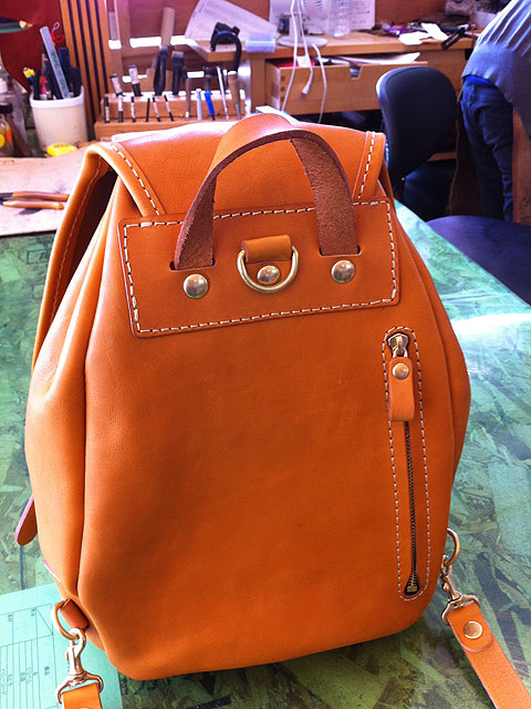 きのこリュック 背面