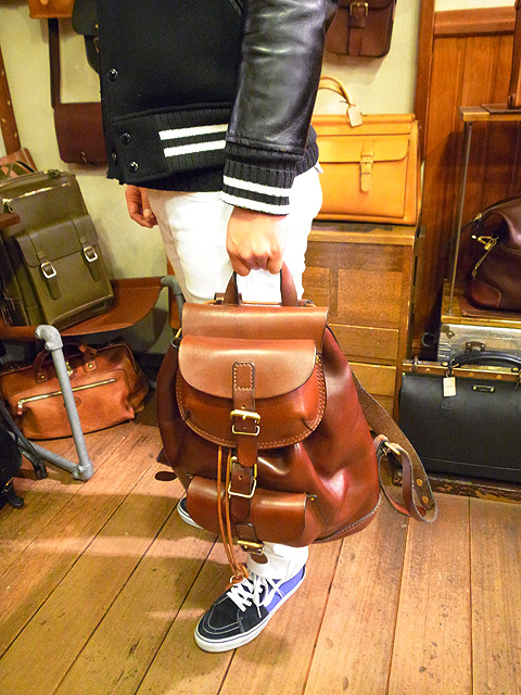 リュック手持ち