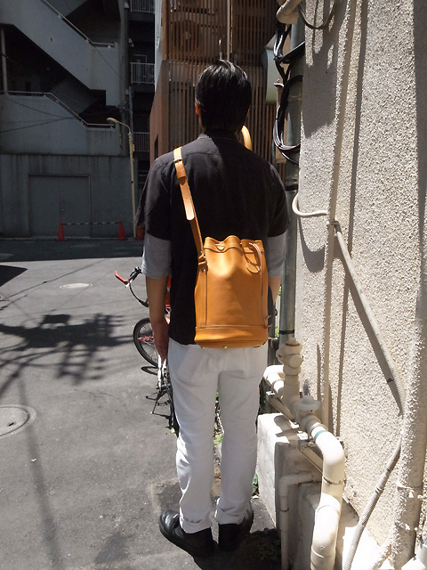 巾着ショルダーポシェット