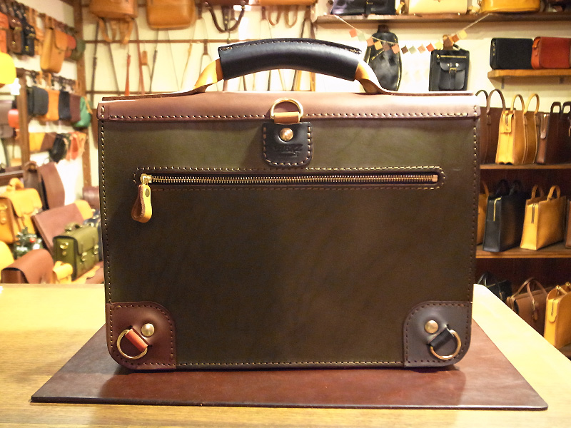 学生鞄風・2wayビジネスバッグ(BC-16) マルチカラー1 背面