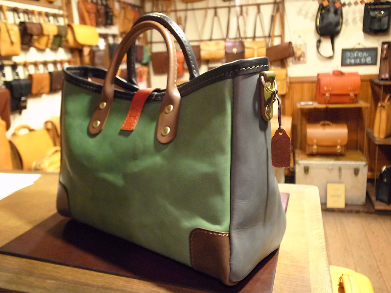 横型2wayトートバッグ(T-146)マルチカラー2 背面