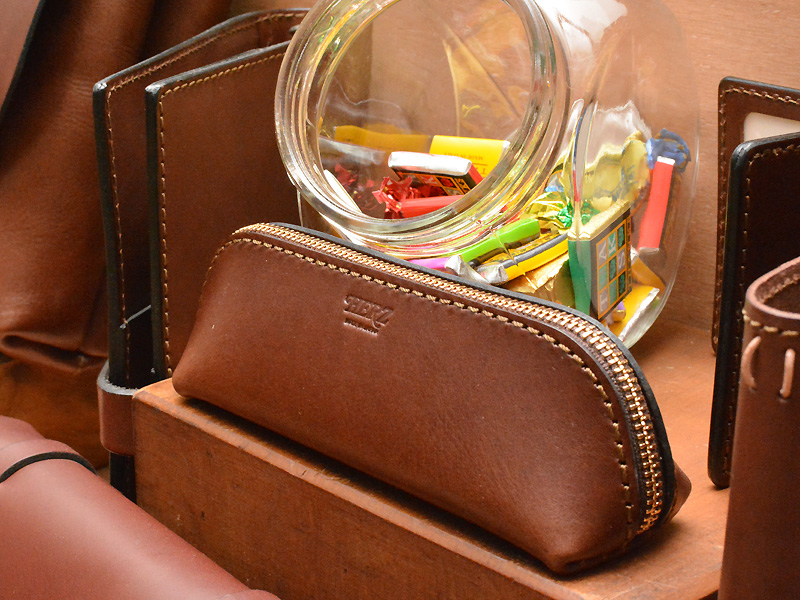 バレンタインデー チョコ革 ペンケース