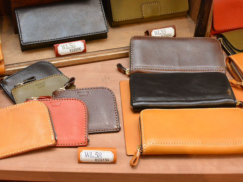本店 長財布とファスナー財布