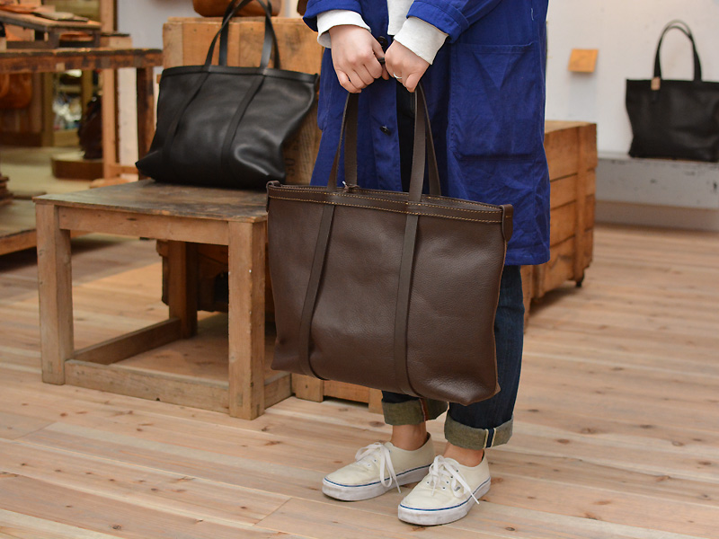 肩掛けファスナートート(G-22)