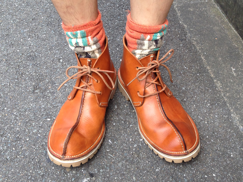 靴下もこだわり