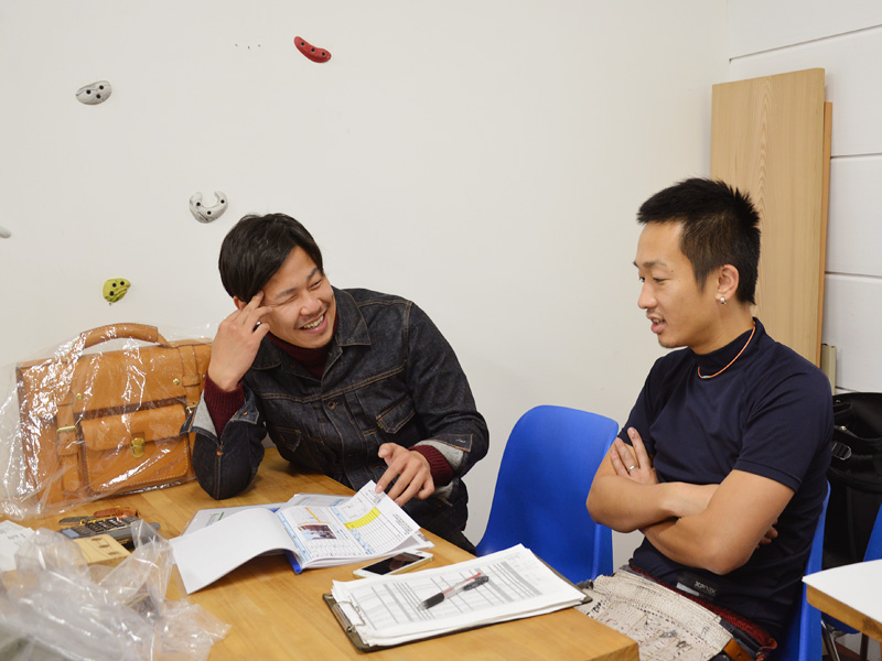 スタッフ上広と作り手:袴田