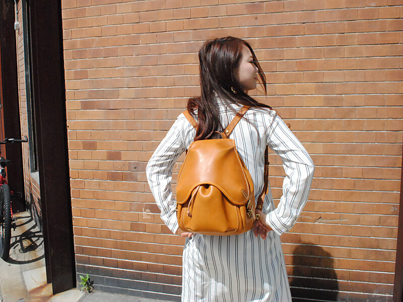 キノコリュック 着用