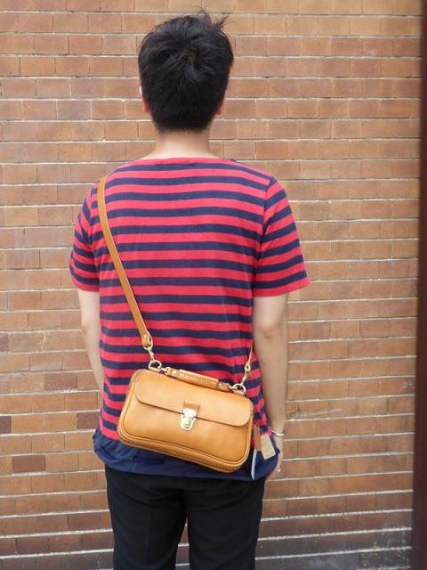 作り手:漆原作 「ダブルポケショルダー」男性ショルダー