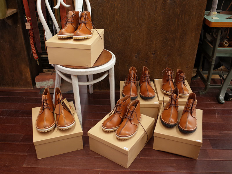 ワークブーツ展示品を現品販売 in FACTORYSHOP