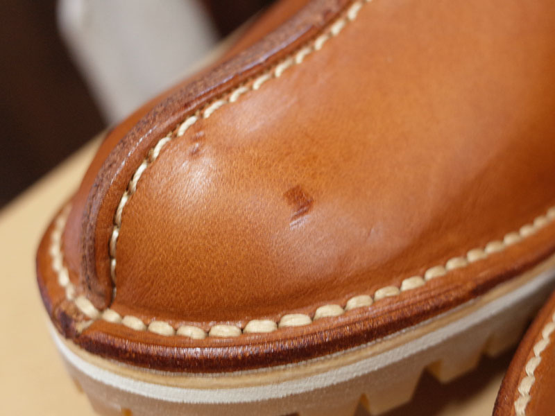 展示品ワークブーツ ヨゴレ