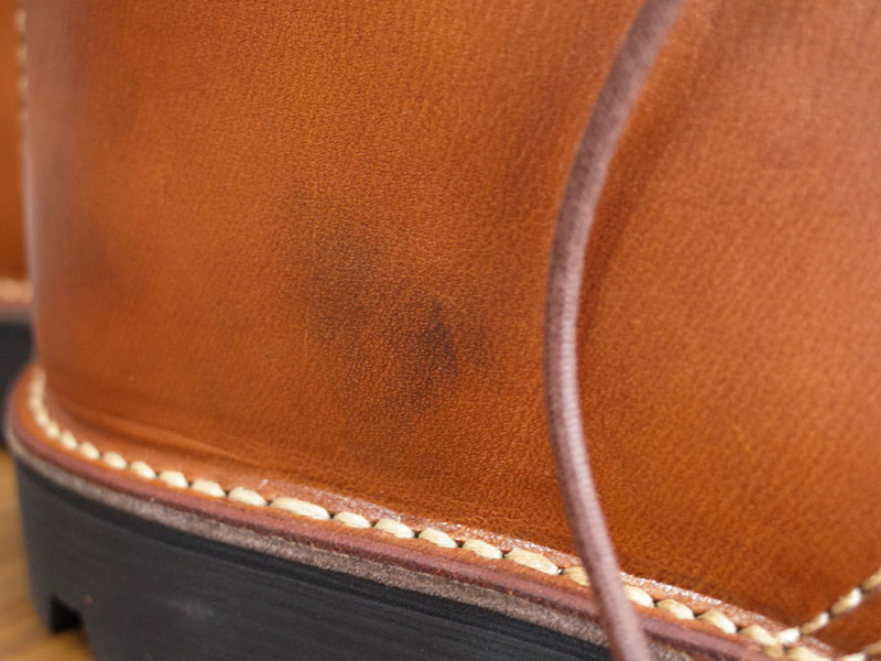 展示品ワークブーツ ヨゴレ2