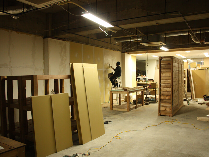 写真⑥進む工事