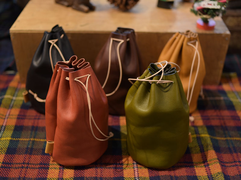 作り手:熊谷 「革のきんちゃく」