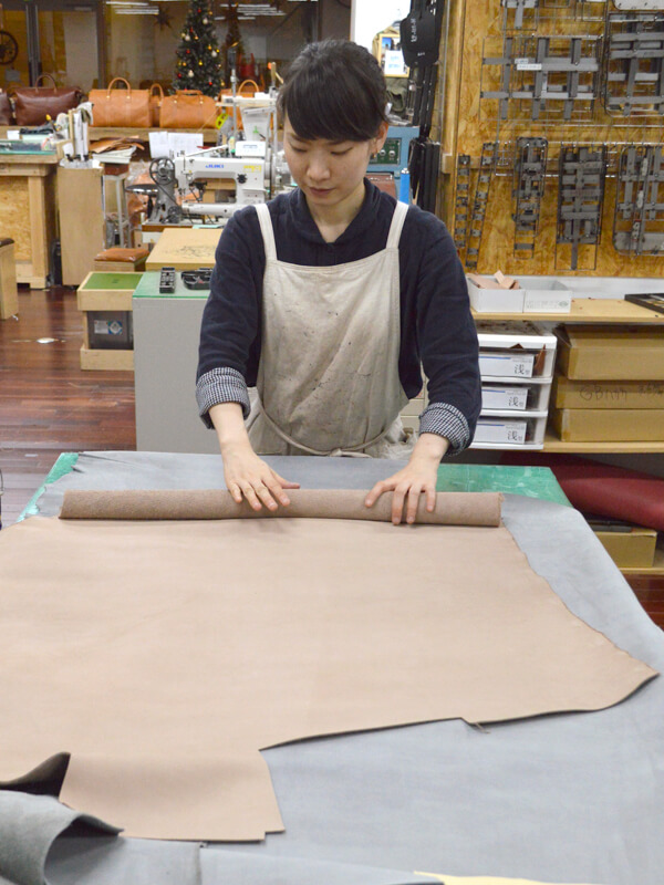 ヌバックを前にして