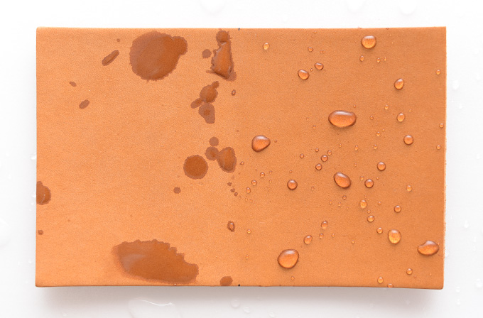 水をかけた時の比較