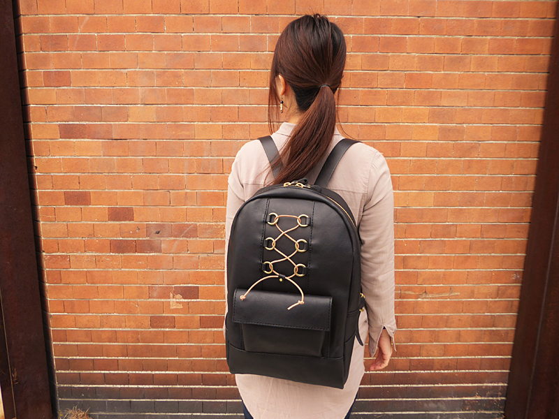 大阪店5周年 編み上げリュック