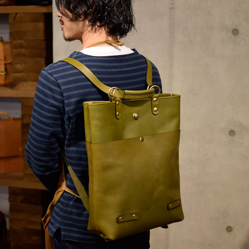 スムースリュックトート