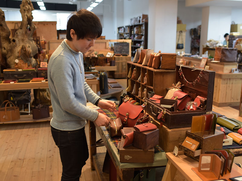バレンタインディスプレイの完成です!!