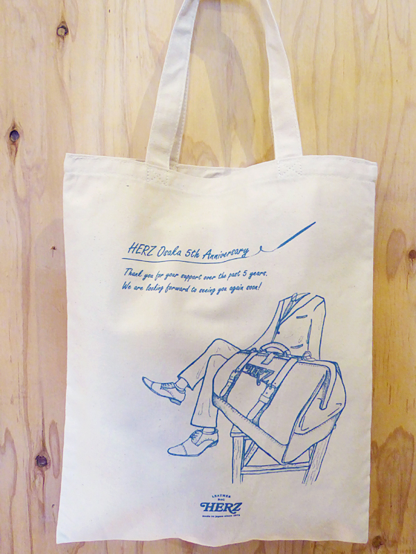 大阪店5周年記念コットンバッグ