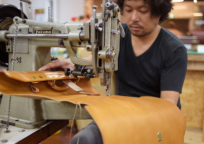 作り手による縫製