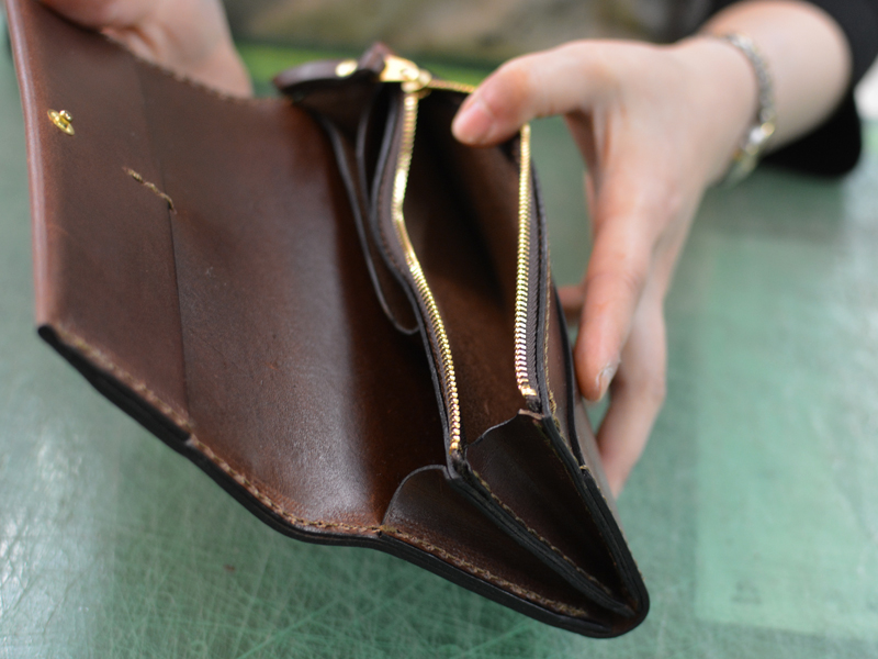 作り手:西川 長財布 小銭入れ