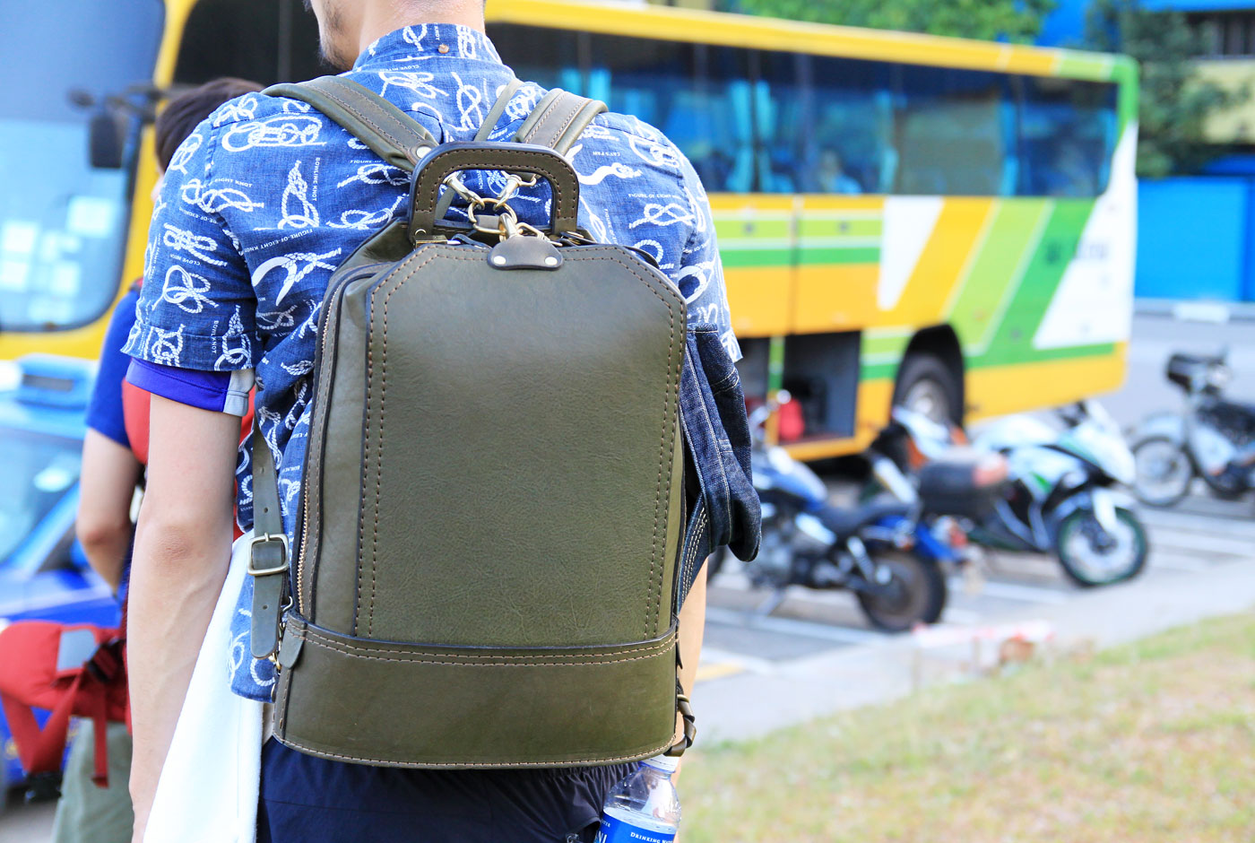 カブトムシリュック二号機　旅での使用