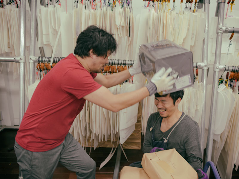 単管パイプ工作風景2