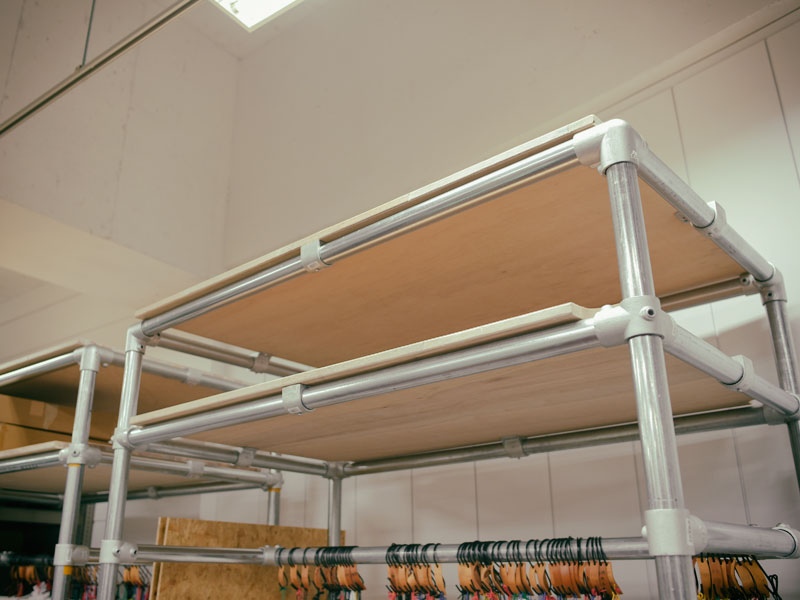 単管パイプ工作風景10