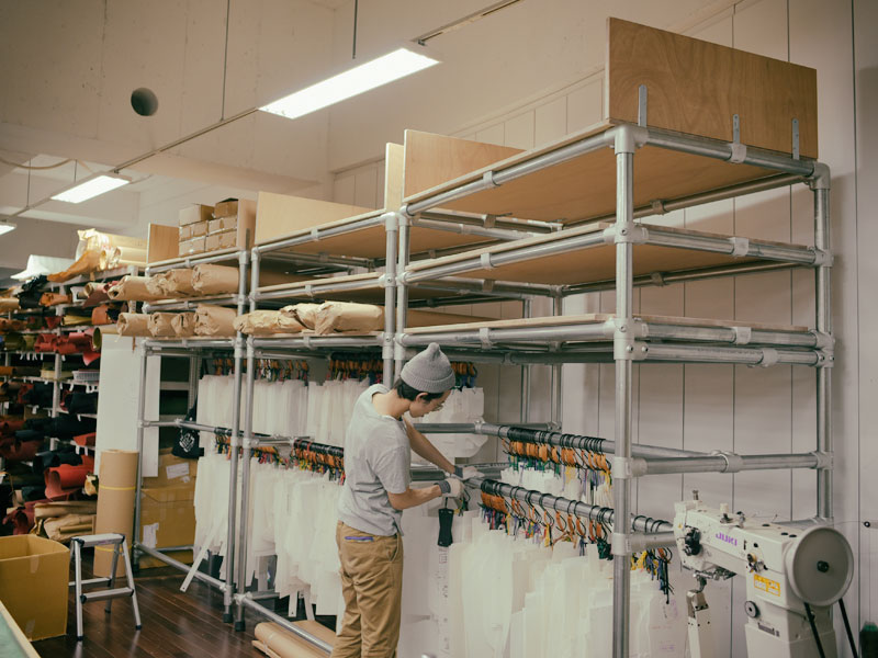 単管パイプ工作風景16