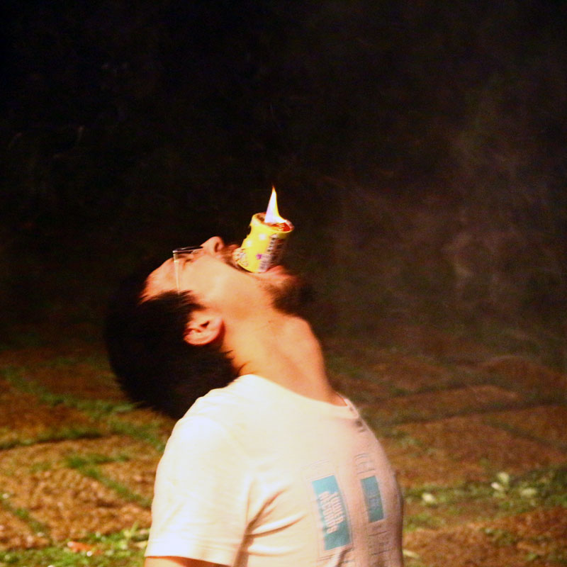 お祝いの花火です