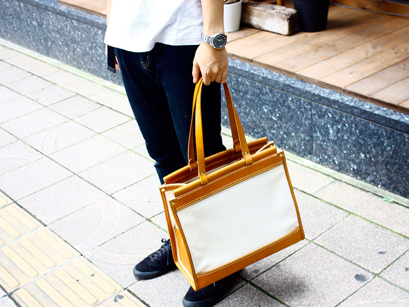 棒屋根トート 手持ち