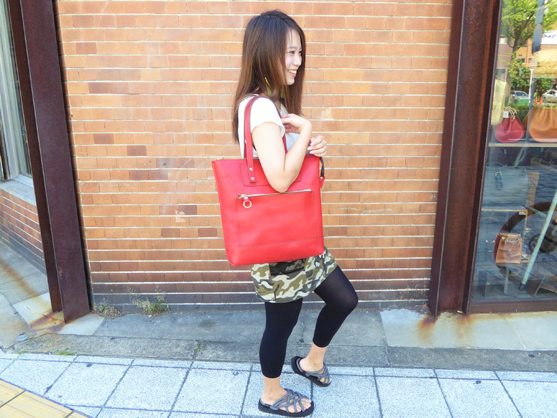 ウェリントン・ファスナートート(T-151) 赤