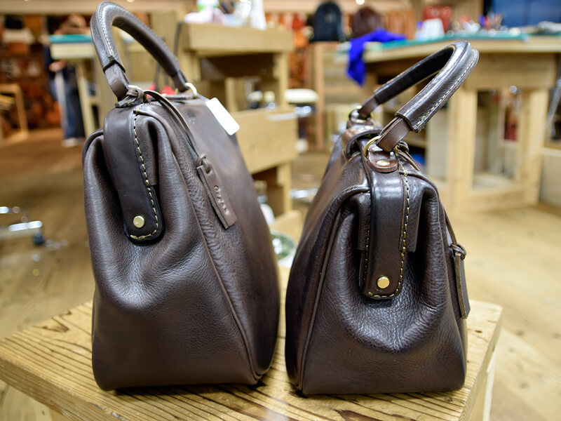 口枠キューブトート 側面比較