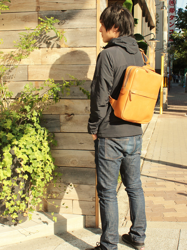 ワンショルダー キャメル