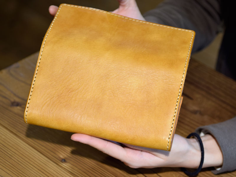 ソフトレザーの長財布(WL-63) 後面