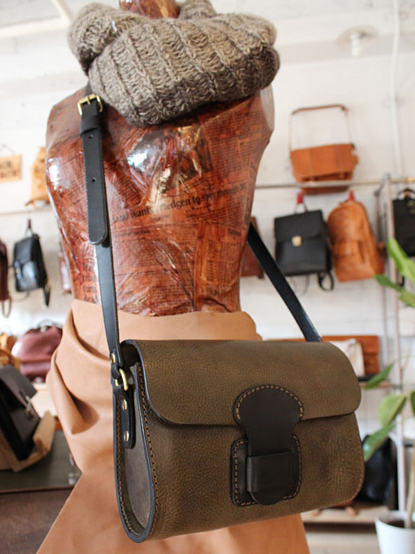 太ベルト・ショルダーポシェット(CP-1) ダークグリーン