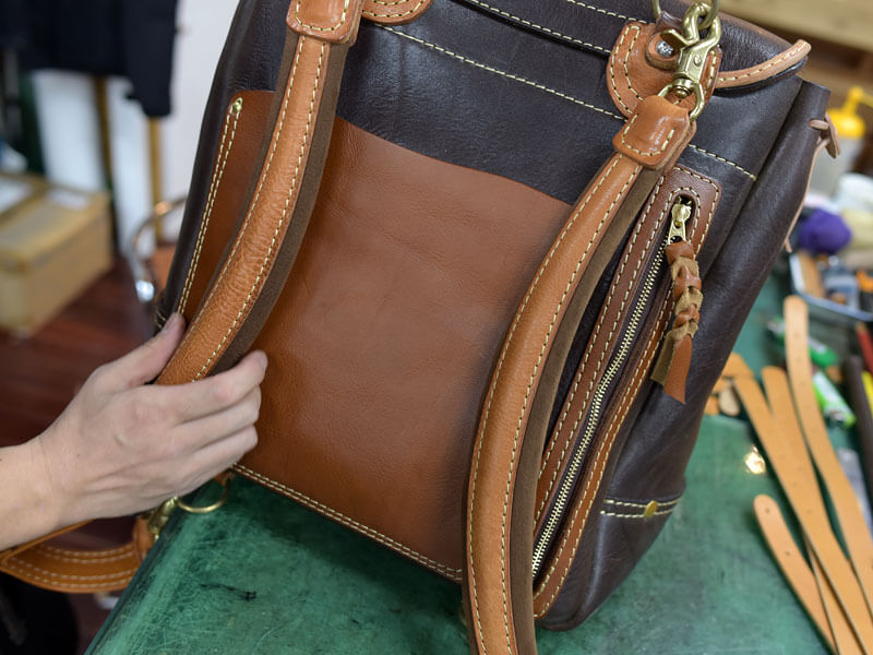 W-3リュックのストラップ