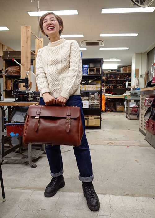 ショートリドボストン レディース手持ち