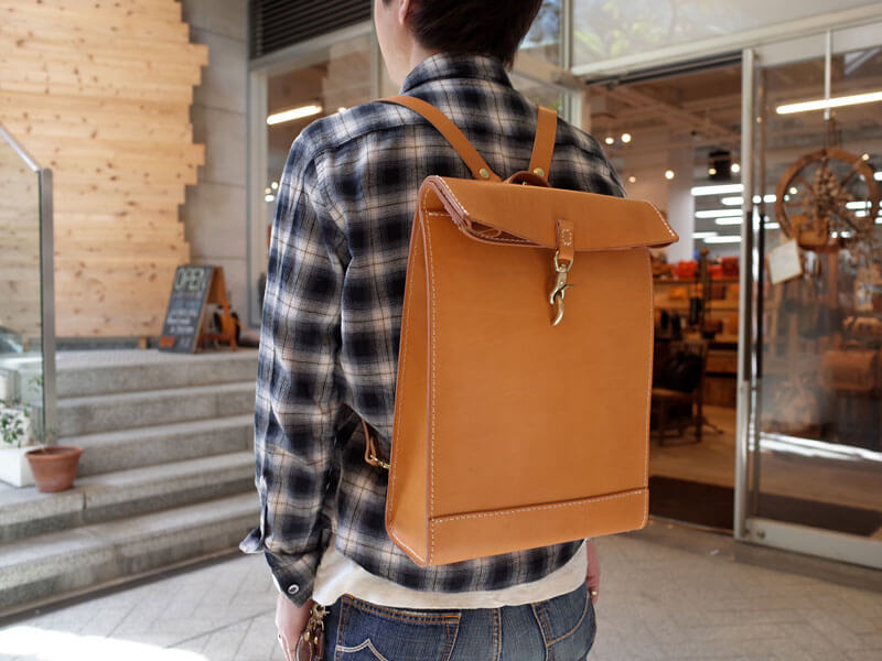 パイプリュック Mサイズ着用