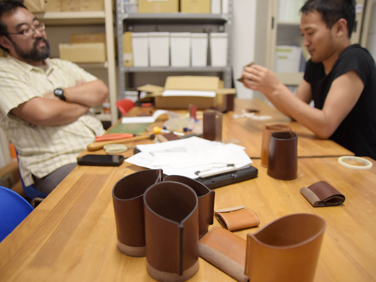 Hacoa×HERZキーケースを作る～二人の作り手～