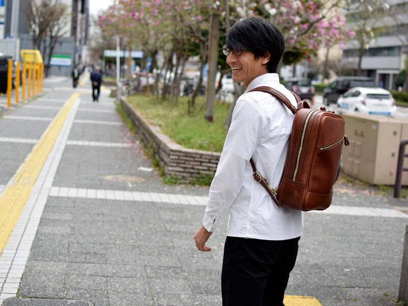 ベリッシモリュック オフショット2