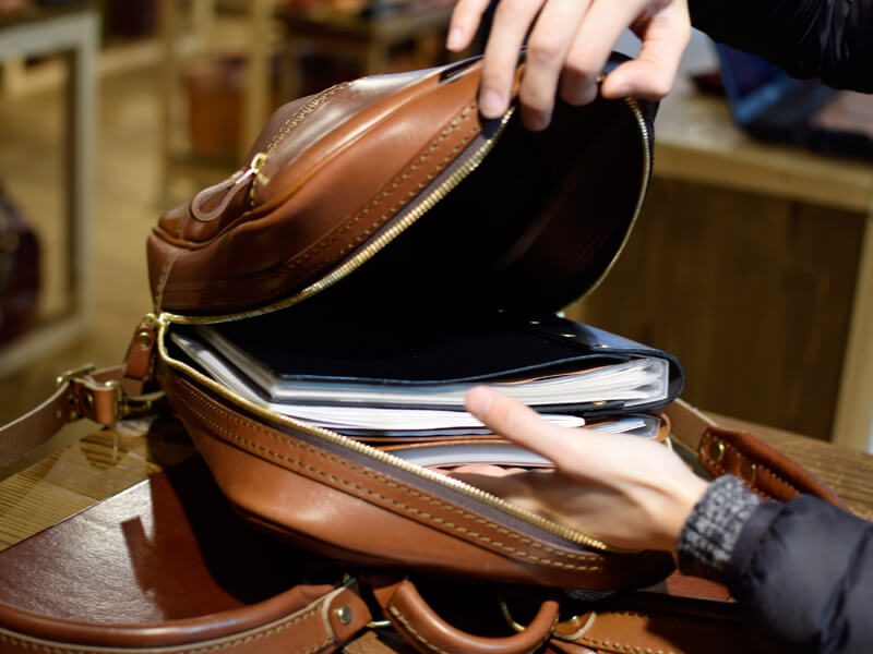 ベリッシモリュック A4ファイル収納