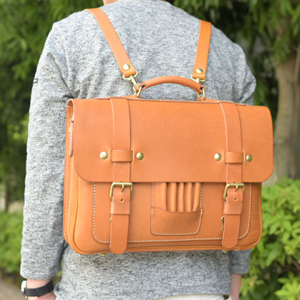 3wayトラッドスクールバッグ(BC-75) 革色 