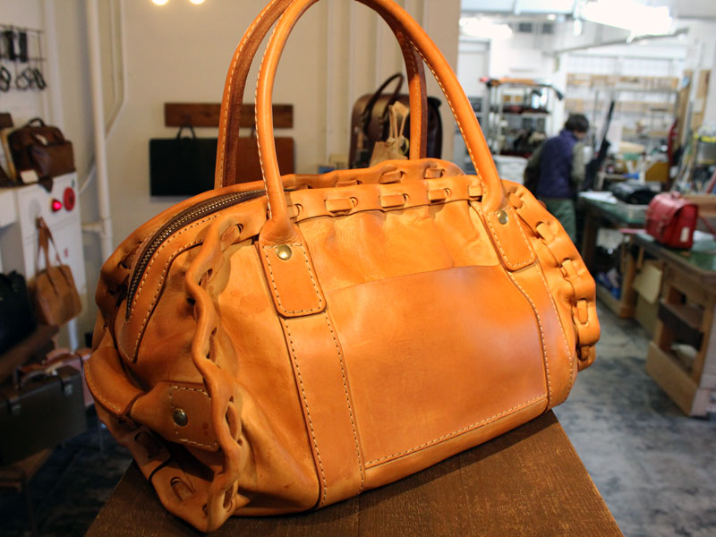 からげのボストンバッグ(A-24) 店頭サンプル