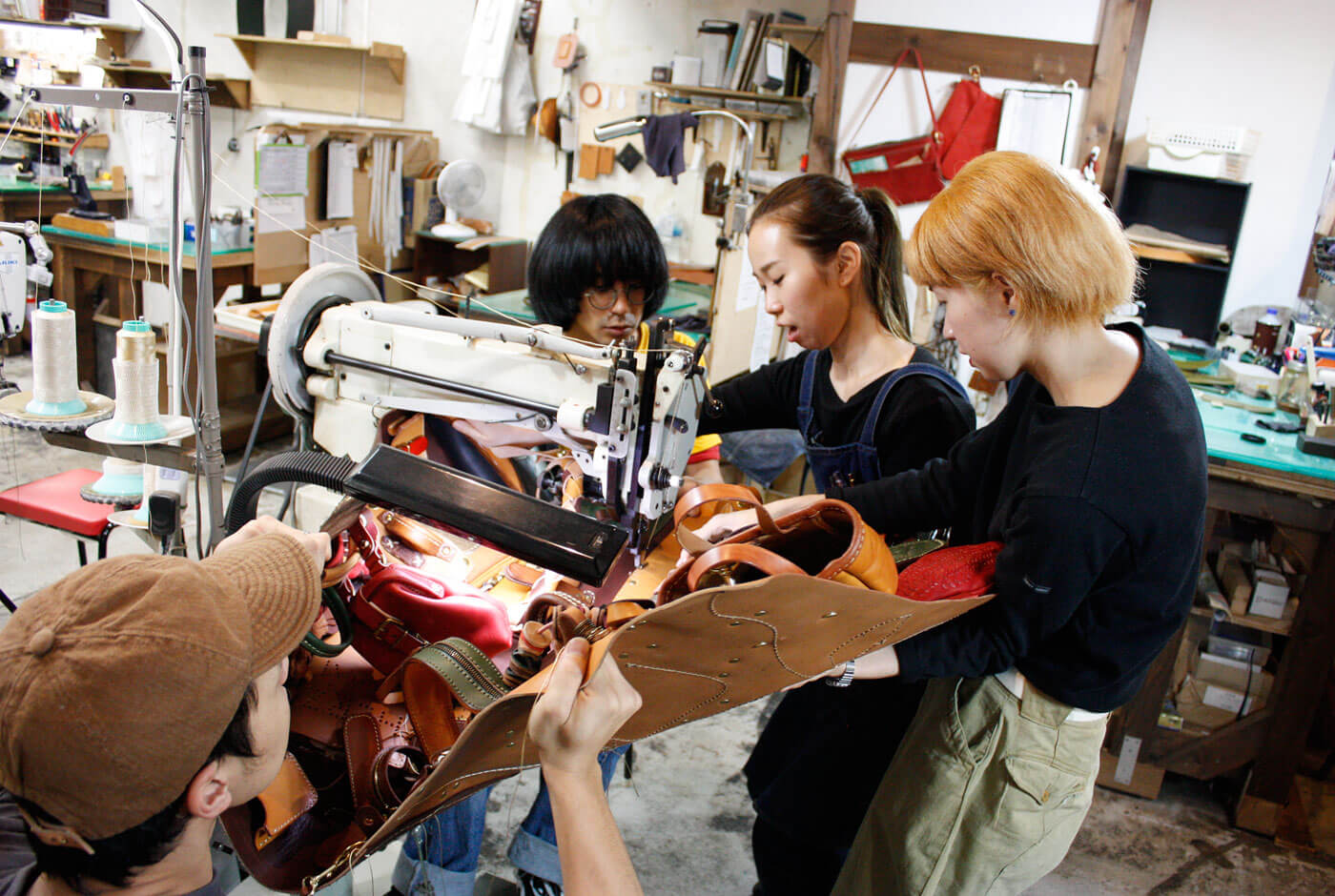 新看板鞄!製作風景1