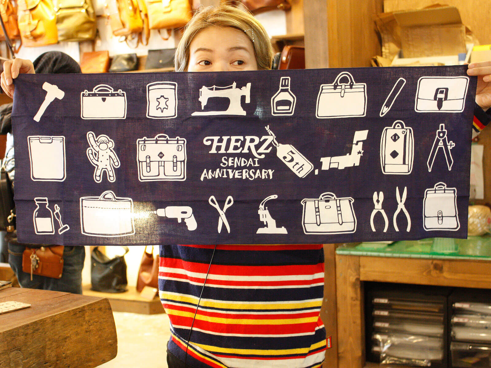 仙台店5周年記念手ぬぐい!