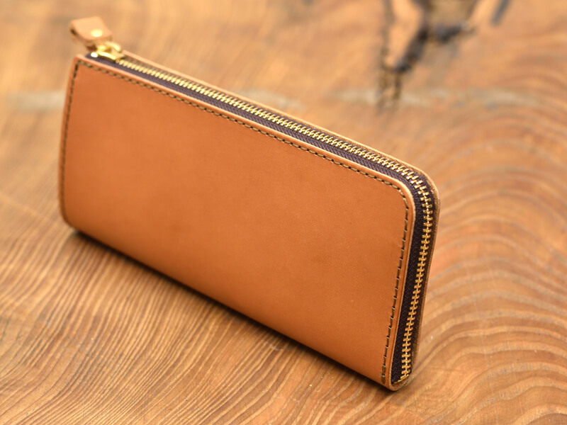 マチ付きダブルラウンドファスナー長財布(GS-57) ファスナー